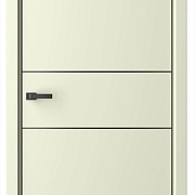 СХЕМА Эмаль-1 ПГ Эмаль Лайн-3 кромка3 черная 700 слоновая кость (замок магнитный черный) 